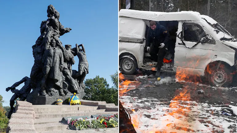 Rusia bombardon memorialin e 70 mijë viktimave të Holokaustit, Zelensky: Historia po përsëritet!