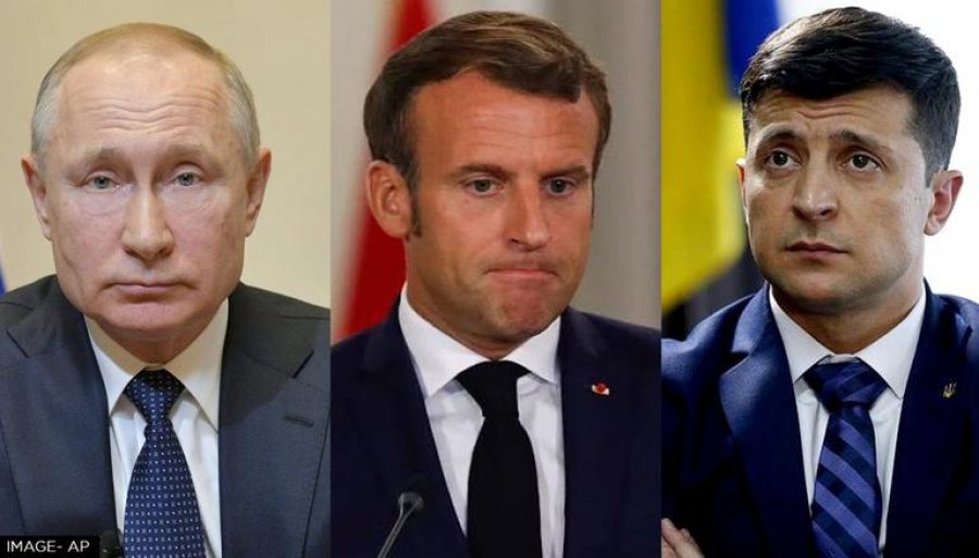 Konflikti në Ukrainë/ Macron bisedë telefonike me Putin dhe Zelenskyn