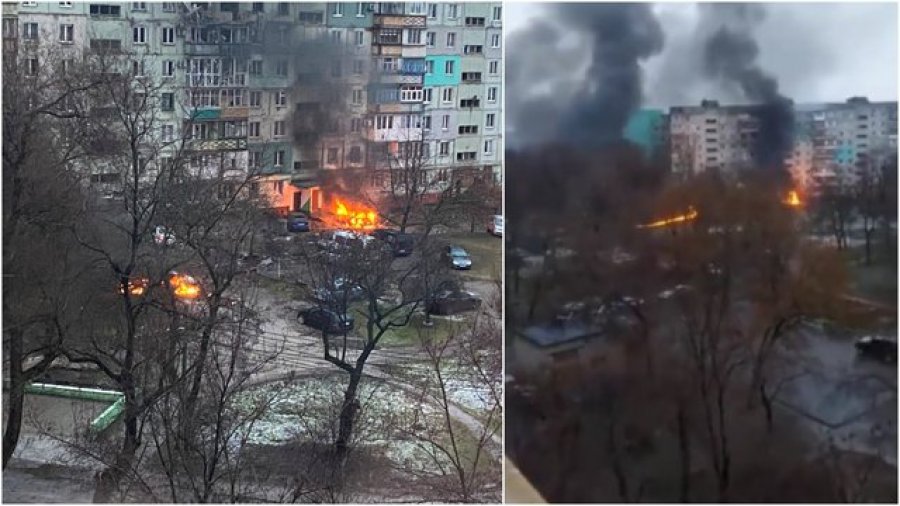 VIDEO/ Mariupol nën bombardimet ruse, nënkrytari i bashkisë i kërkon NATO-së të ndërhyjë