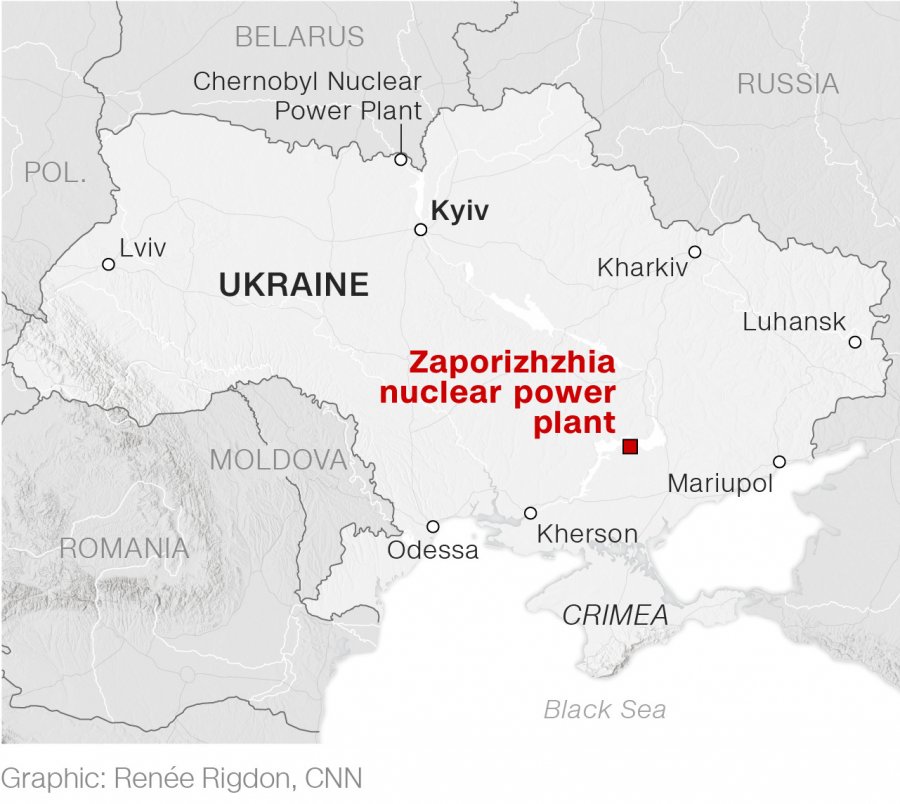 Centrali bërthamor më i madh në Europë në duart e forcave ruse, e konfirmon dhe Ukraina