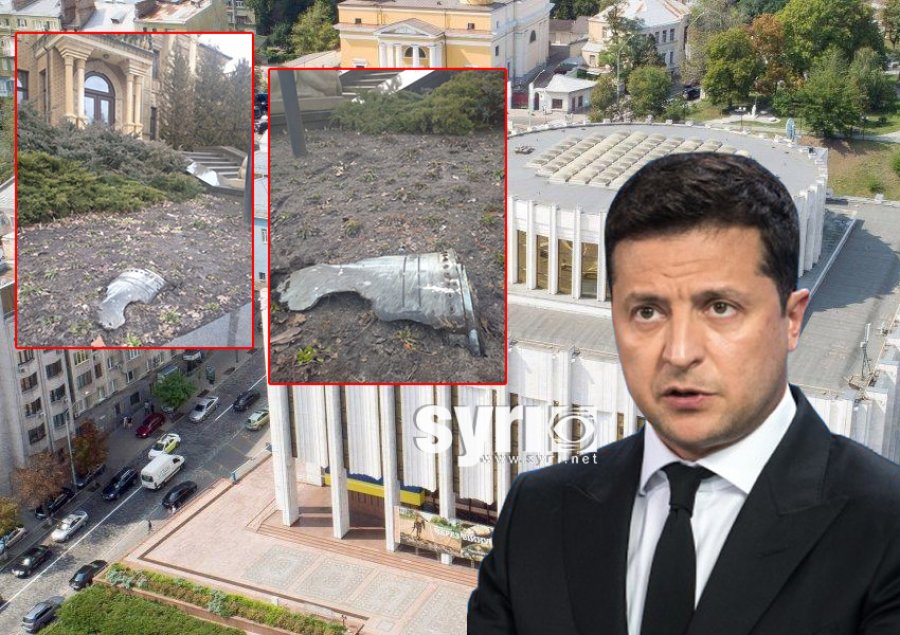 FOTO/ Sulmohet me raketat ruse vila presidenciale e Zelenskyt në Kiev