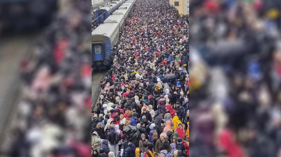  Imazhe tronditës të refugjatëve që përpiqen të largohen nga Ukraina