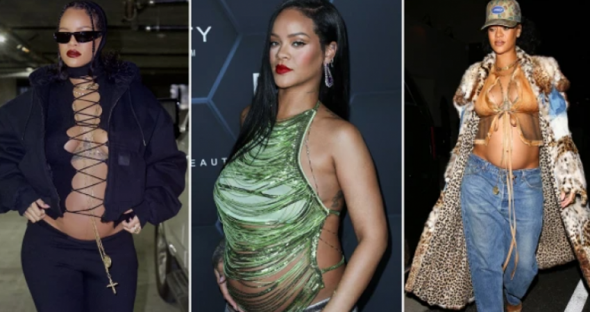Rihanna flet për stilin e veçantë të veshjes gjatë shtatzënisë