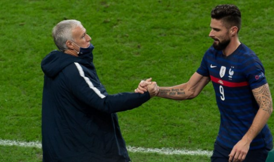 Giroud u la jashtë listës për Ligën e Kombeve, Deschamps justifikon zgjedhjen e tij: Dua të shoh sulmues të tjerë