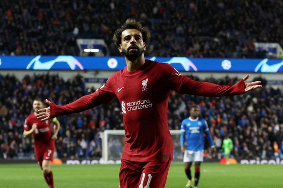 VIDEO/ Salah shënoi hat-trickun më të shpejtë në historinë e Champions League, shihni golat e sulmuesit egjiptian