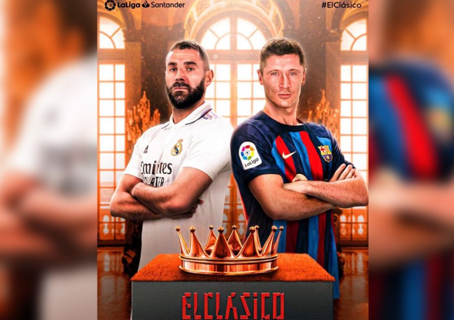 Zbulohen 22 luftëtarët e 'El Clasico-s', formacionet zyrtare Real Madrid-Barcelona