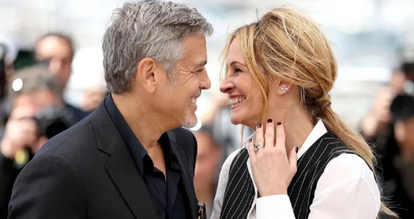 George Clooney flet për puthjen me Julia Roberts