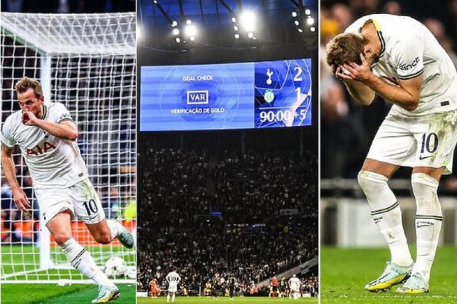 VIDEO/ Kane ‘dërgoi’ Tottenhamin në 1/8-tat e Ligës së Kampionëve, por VAR i anuloi golin pas katër minutash