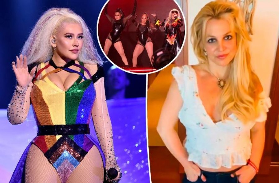 Pas kritikave për talljen me format trupore të Christina Aguilera, reagon Britney Spears