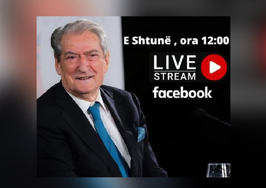 Berisha njofton një bisedë të hapur në FB për situatën politike në vend dhe për zgjidhjet që ofron PD