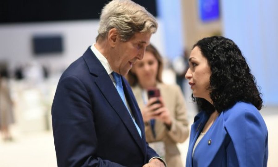 Osmani e informon ish-Sekretarin amerikan Kerry për sigurinë në Kosovë