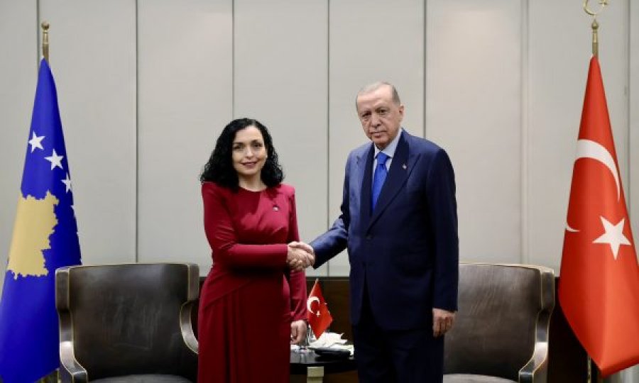Osmani takohet me Erdogan: Mirënjohje për angazhimin në sigurinë e rajonit
