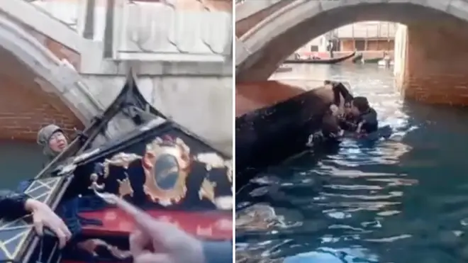 Refuzonin të uleshin teksa bënin foto, turistët bien në ujë nga gondola në Venecia 