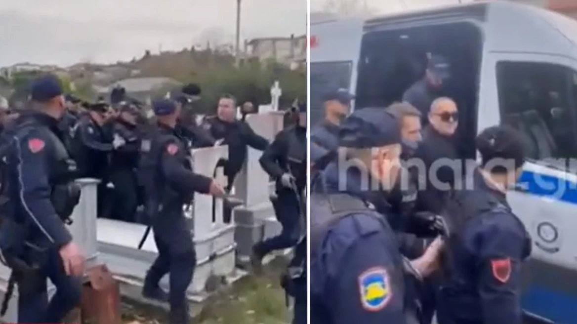'I rrethuar me 20 policë që shkelën mbi varre...'/ Media greke: Beleri nuk u lejua të rrijë në varrimin e gjyshes më se shumë 10 min