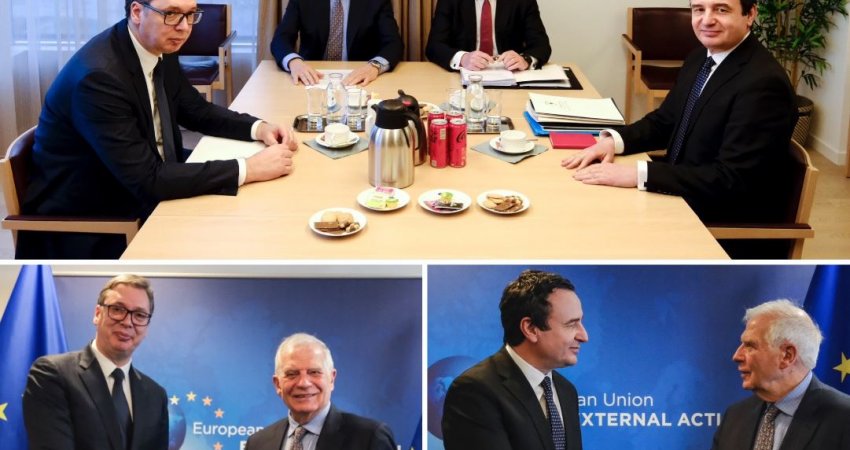 Borrell flet pas takimit: Kurti e Vuçiq u pajtuan që nuk duhen më negociata për planin evropian