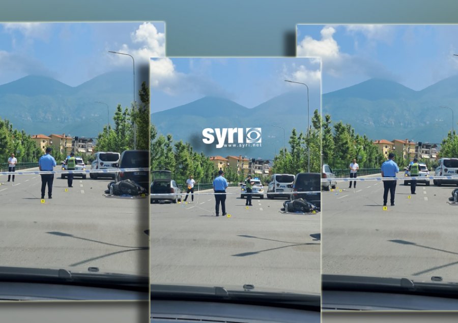 FOTO/ Shkeli semaforin me shpejtësi, plagoset drejtuesi i motorit në Tiranë