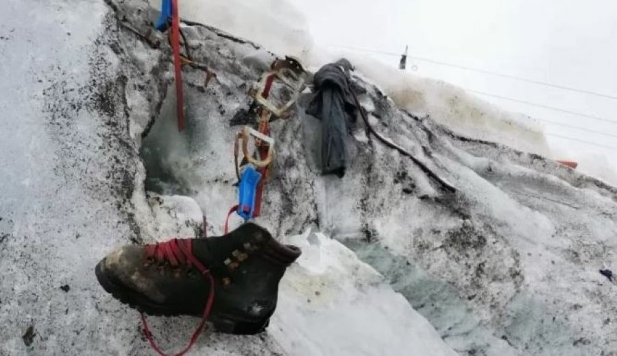  Shkrirja e akullnajës zvicerane zbulon alpinistin e zhdukur që nga viti 1986