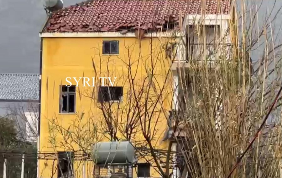 FOTO/  Pamjet, pas shpërthimit me tritol në vilën e familjes Lika në Kurbin