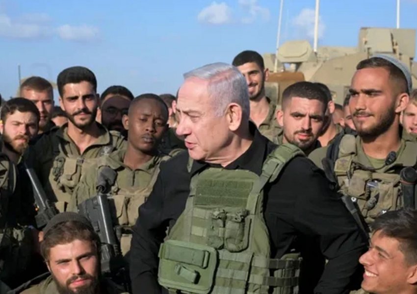 Netanyahu me ushtarët në Rripin e Gazës: Të vendosur deri në fitore...