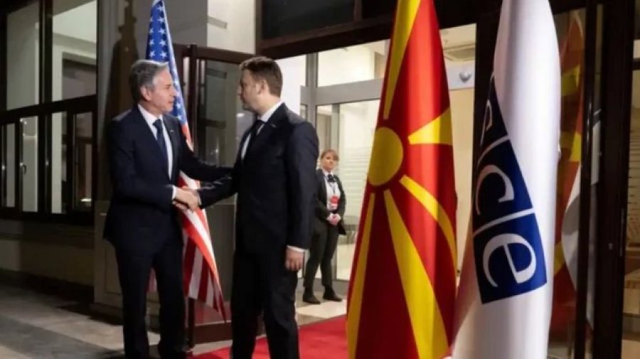 Takimi më i madh i zhvilluar ndonjëherë nga Maqedonia e Veriut, Blinken mbërrin në Shkup në prag të Samitit të OSBE