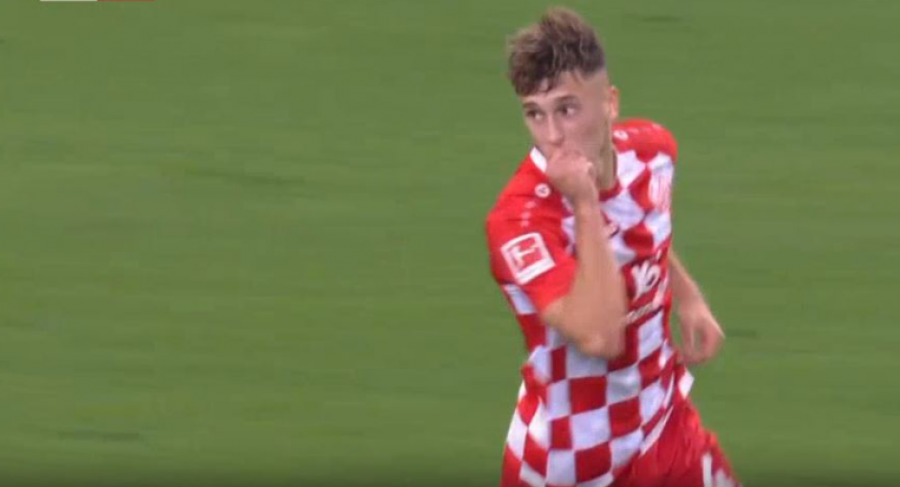 Brajan Gruda fantastik, shqiptari gjen golin e parë në Bundesliga dhe i jep një pikë Mainz-it