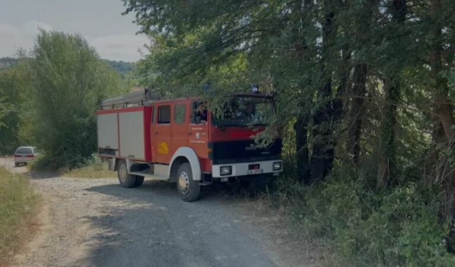 Zjarr në fshatin Kurqele të Bashkisë Klos, ndërhyhet në kohë, shpëtohen banesat