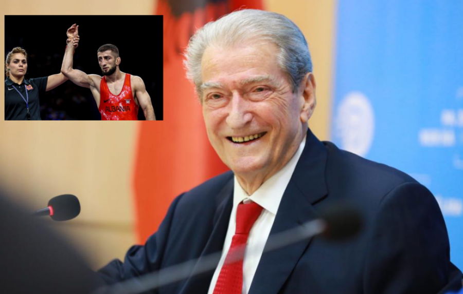 Dudaev i dhuron një tjetër medalje olimpike Shqipërisë, Berisha: Urime të përzemërta për këtë rezultat!