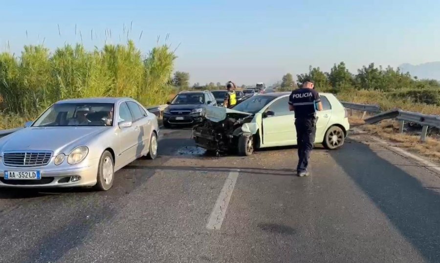 VIDEO/ Aksident në rrugën Lezhë - Shkodër, një i plagosur