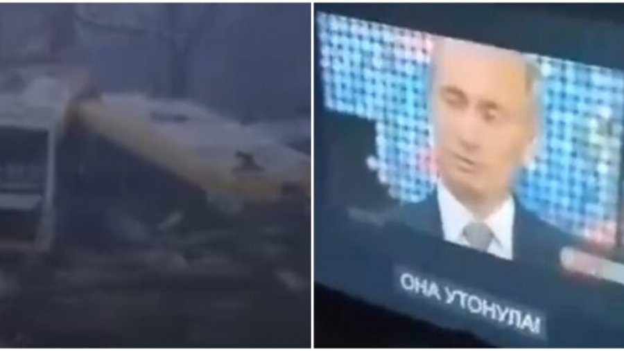 Ukrainasit hakojnë kanalet televizive ruse, shfaqin humbjet e ushtrisë së Putinit