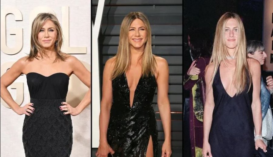 Jennifer Aniston ju frymëzon të blini direkt një fustan të zi