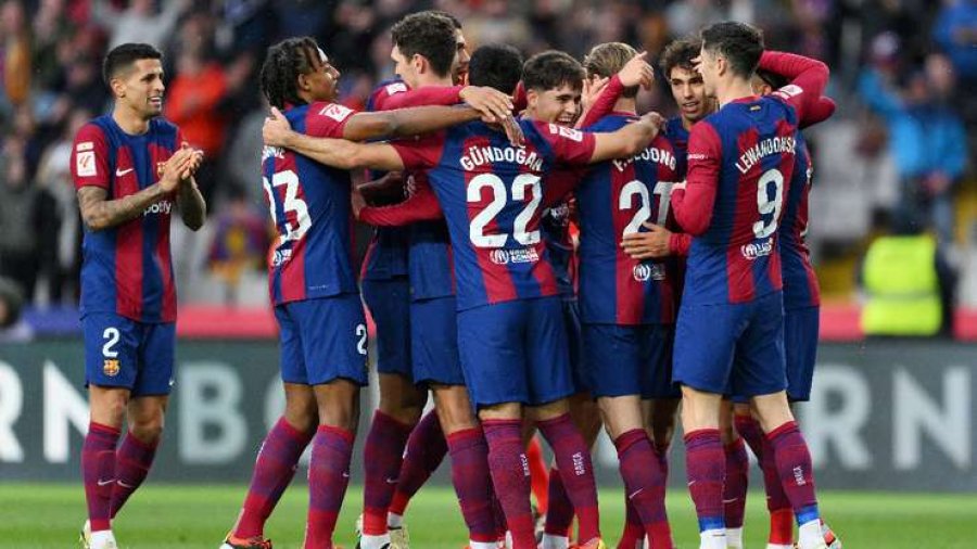 La Liga/ Triumf me ‘poker’, Barcelona ngjitet në vend të dytë dhe nis të ëndërrojë titullin