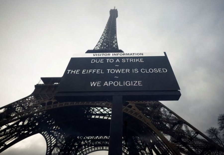 Kulla Eifel në Paris do të rihapet pas grevës gjashtëditore
