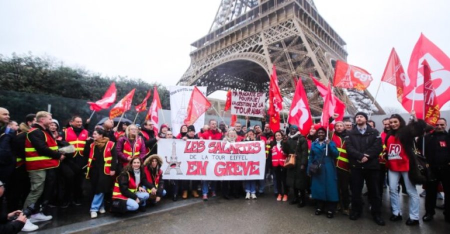 Greva e punonjësve shkakton 1 deri në 2 milionë euro humbje Kullës Eifel