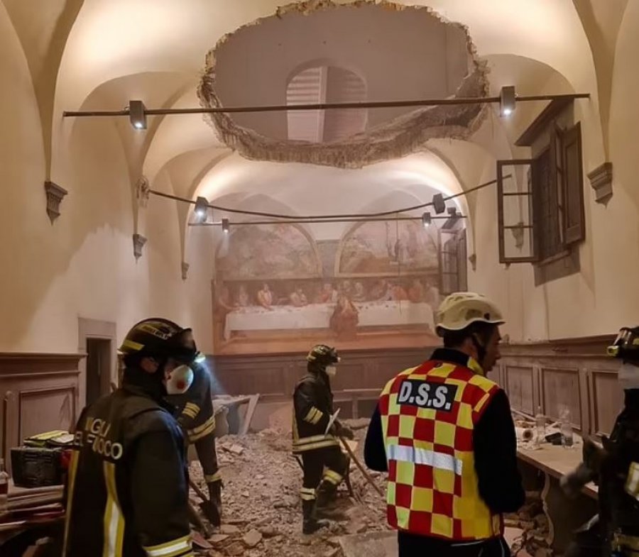 E frikshme në Itali/ Shembet tavani ku po zhvillohej dasma, plagoset çifti dhe dhjetra persona