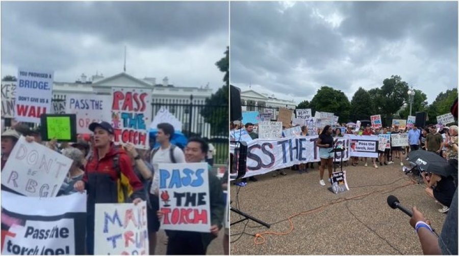 Protesta para Shtëpisë së Bardhë, thirrje Biden të tërhiqet nga gara presidenciale