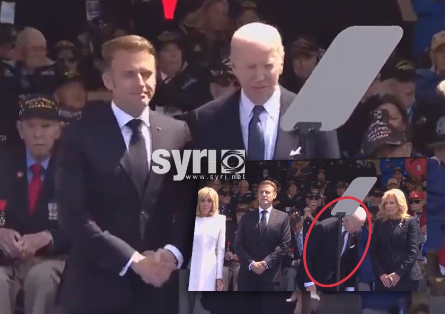 VIDEO/ Joe Biden e humb sërish, tenton të ulet në karrigen imagjinare në Francë 
