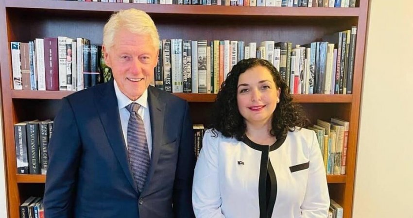Osmani falënderon ish-presidentin Clinton në 25-vjetorin e çlirimit