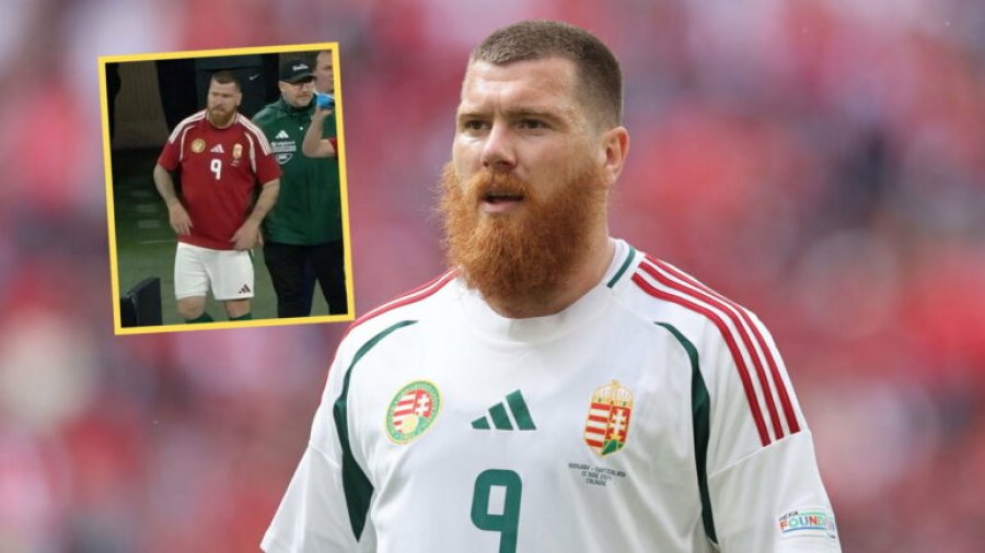 Futbollisti mbipeshë i Hungarisë aktivizohet në ndeshjen ndaj Zvicrës, bujë e madhe në rrjetet sociale
