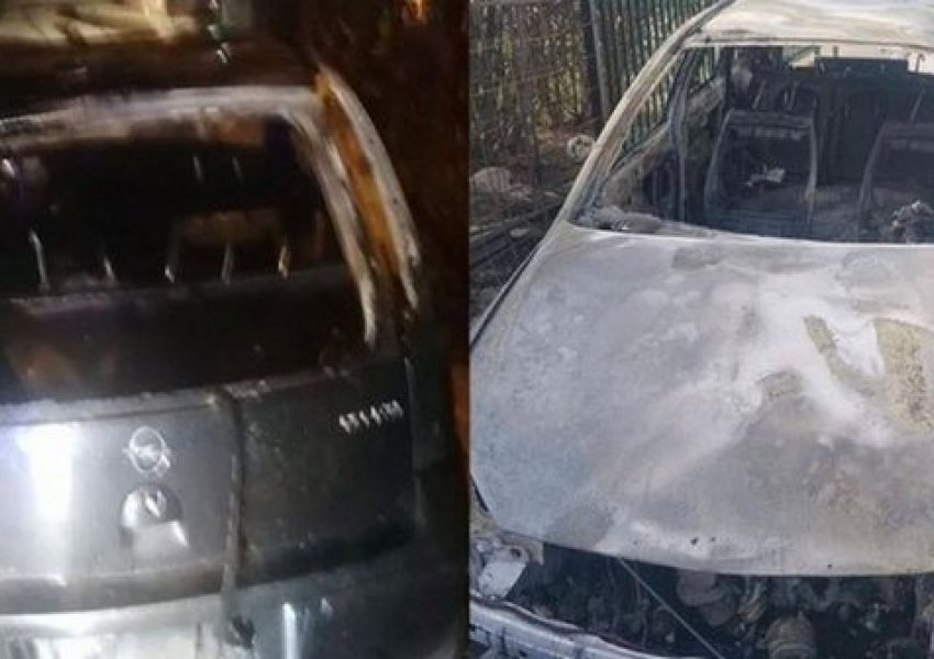 Zjarr në Prishtinë, digjen disa makina të parkuara