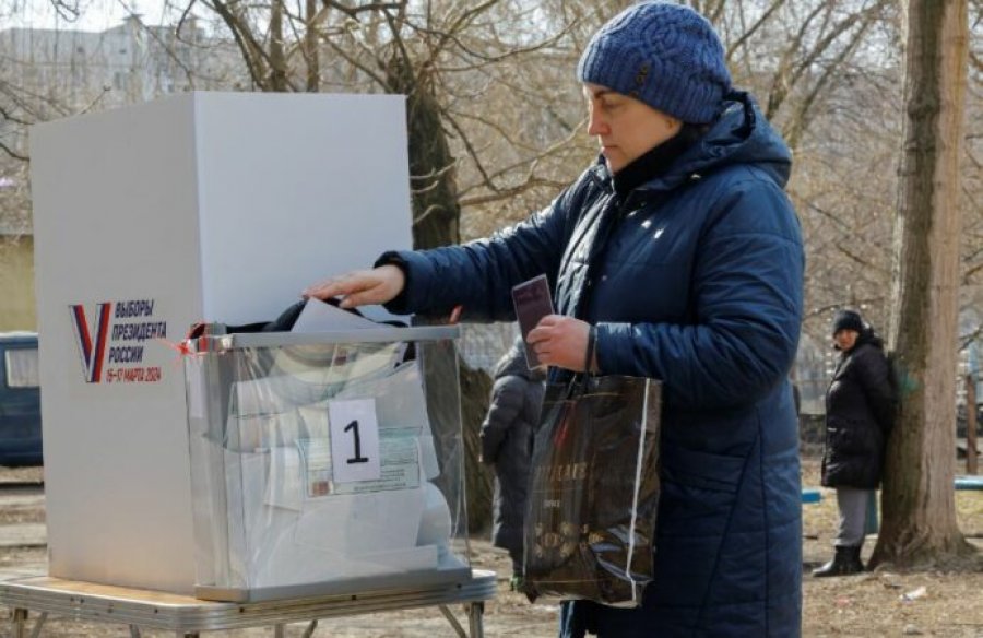 Donetsku ukrainas i kontrolluar nga Rusia voton për herë të parë në zgjedhjet presidenciale ruse