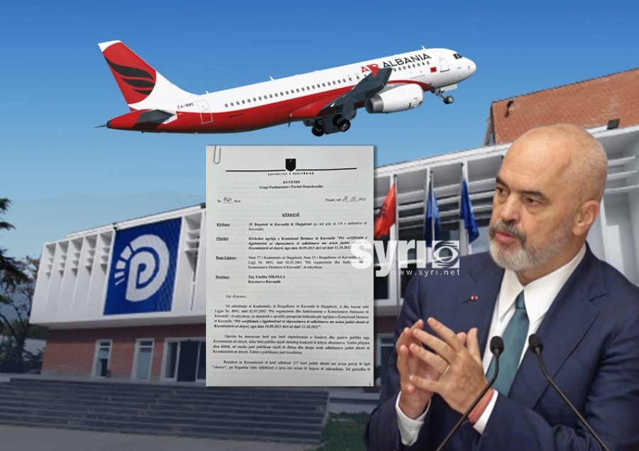‘22 mln euro për fluturimet e Ramës’/ Bardhi kërkesë qeverisë për të dhënat e udhëtimeve me charter   