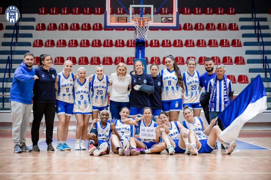 Tirana shpallet kampione e Shqipërisë në basketboll për femra, Flamurtari dorëzon kurorën