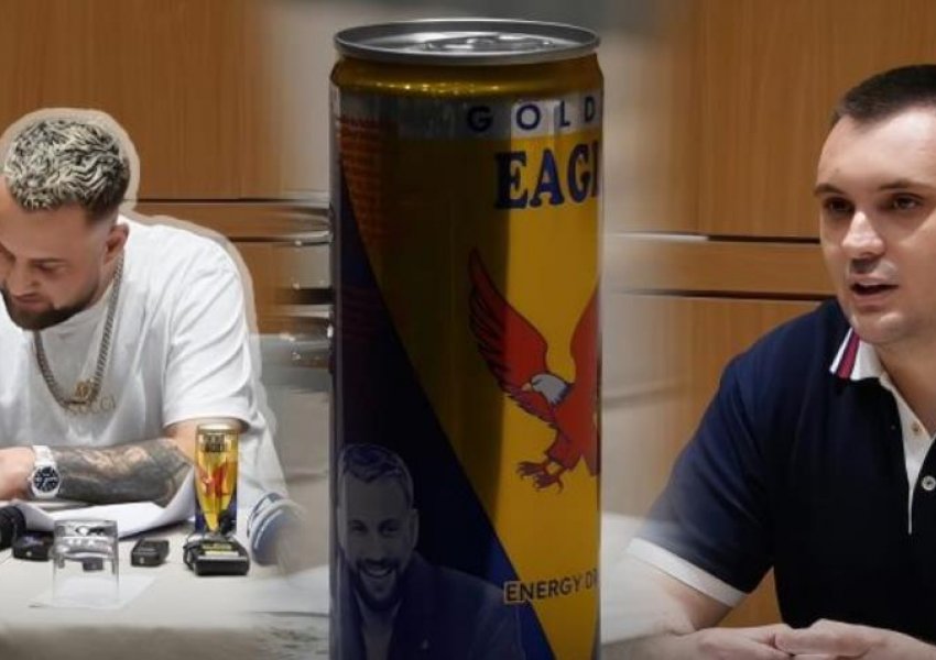 Luiz Ejlli bëhet fytyra e re promovuese e 'Golden Eagle' – imazhi i tij tashmë në kanaçen e çdo pije energjike