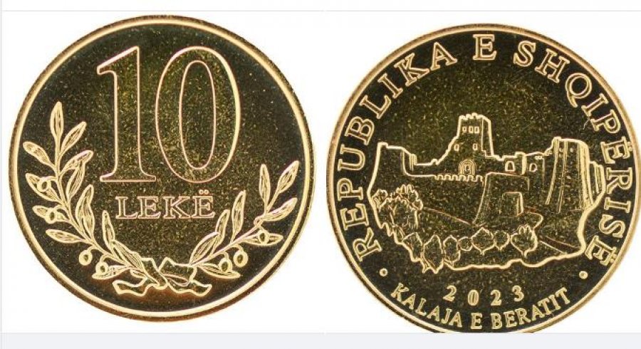 Banka e Shqipërisë hedh në qarkullim monedhën e re metalike 10 Lekë
