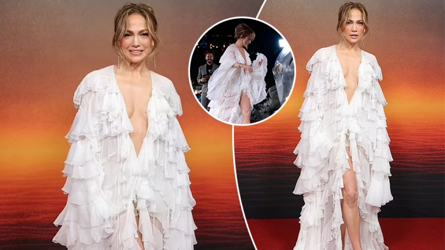 Mes thashethemeve për ndarjen nga Ben Affleck, Jennifer Lopez vazhdon të shkëlqejë me paraqitjen e radhës