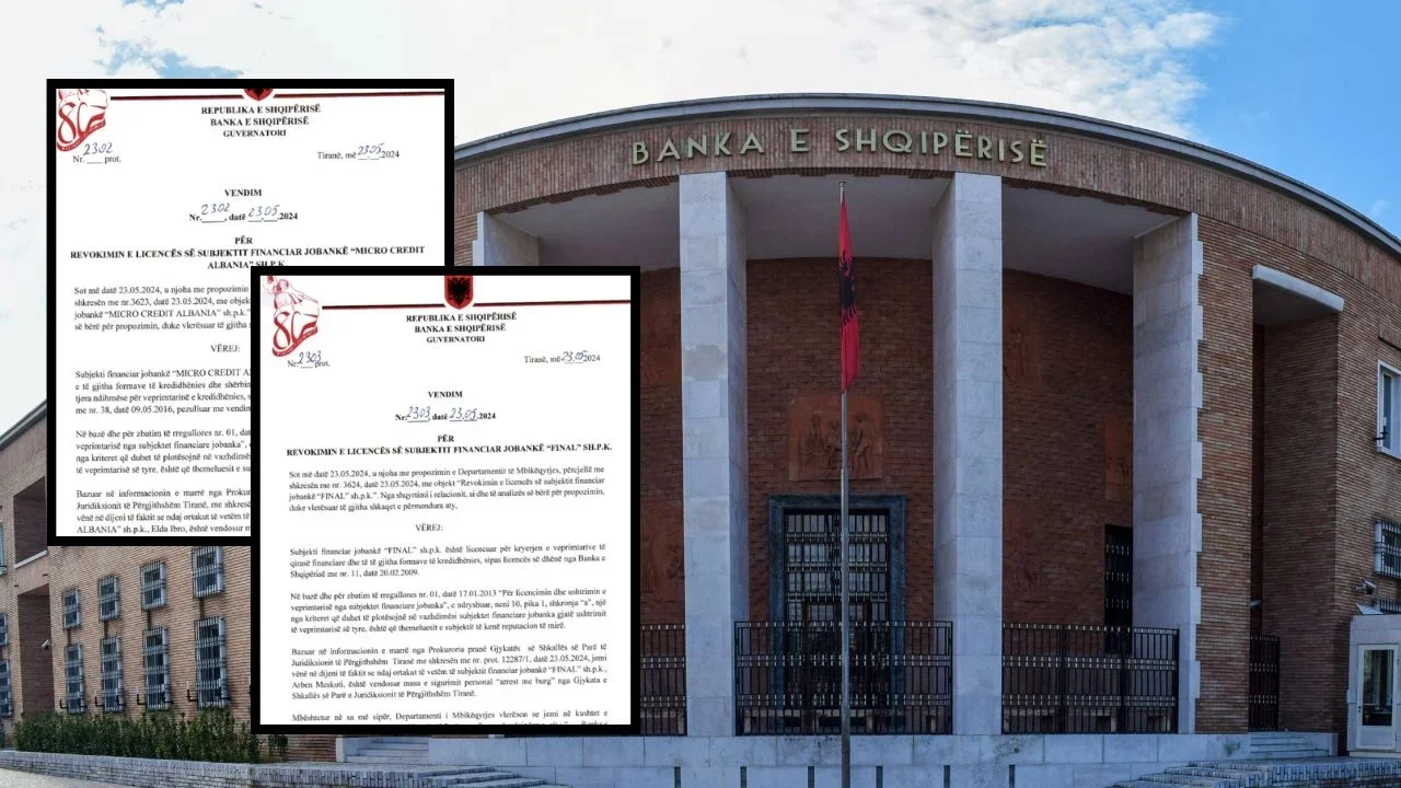 U hoqi licencën kompanive të mikrokreditve, Banka e Shqipërisë njoftim zyrtar për klientët: Nëse keni ankesa…