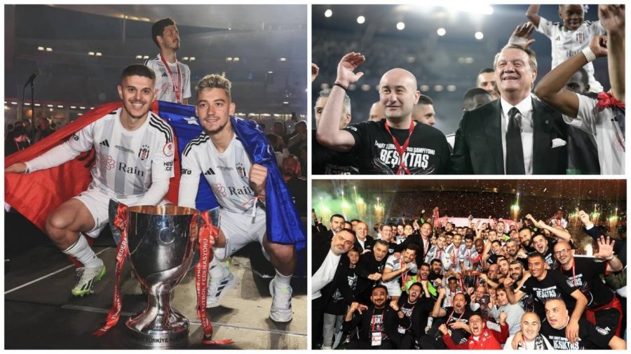 Muçi dhe Rashica fituan Kupën e Turqisë, presidenti i Besiktasit bën dedikimin special