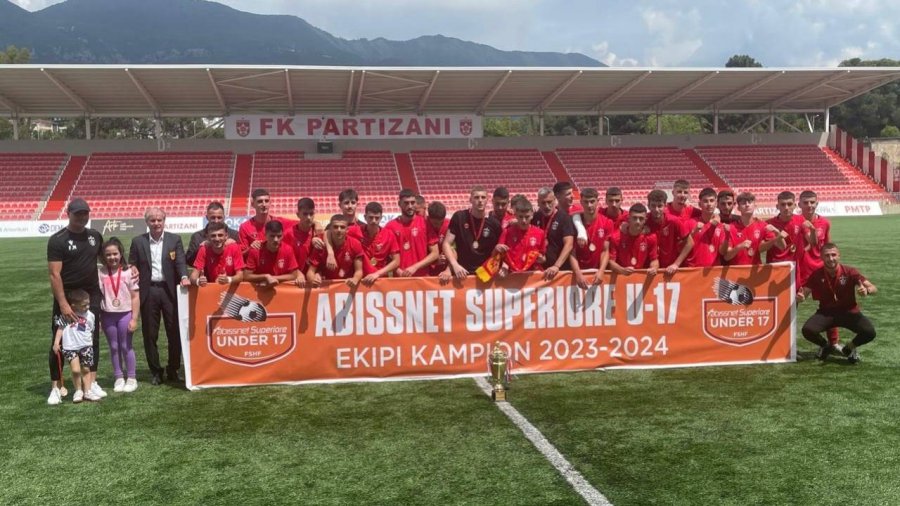 Partizanit fiton titullin kampion për U-17