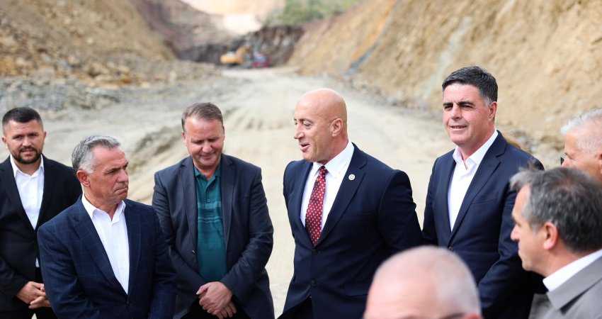 Haradinaj i zhgënjyer me punimet në autostradën Prishtinë-Gjilan