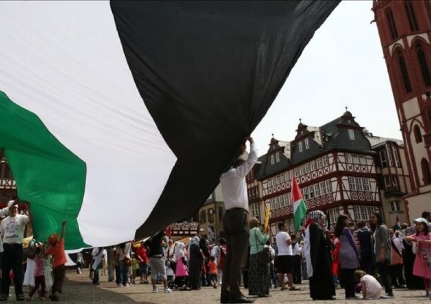 Në Frankfurt të Gjermanisë ndalohet protesta në mbështetje të Palestinës